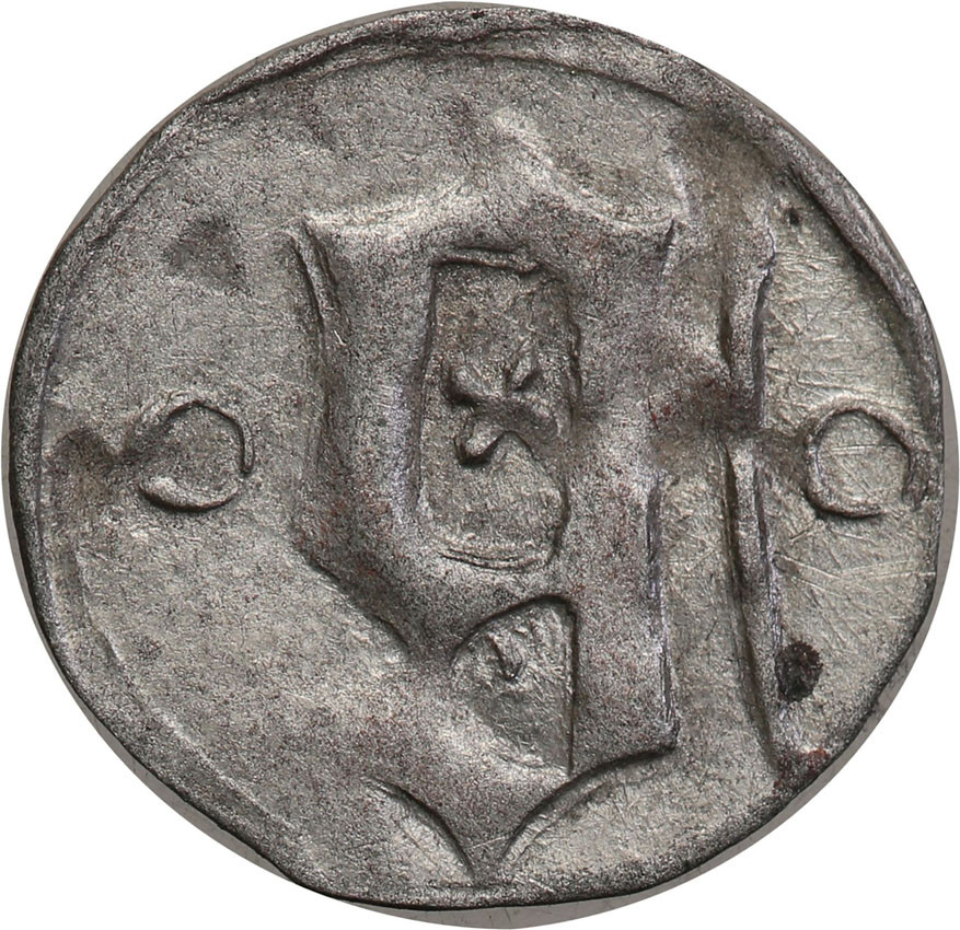 Śląsk, hrabstwo Kłodzkie - Půta z Častolowic 1422-1434, halerz z lat 1422-1435